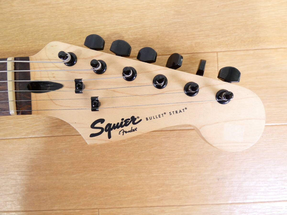 【USED!Squier by Fender エレキギター BULLET START②★スクワイヤー/ストラト/バレット/ケース無 ※現状品＠160（2）】_画像7