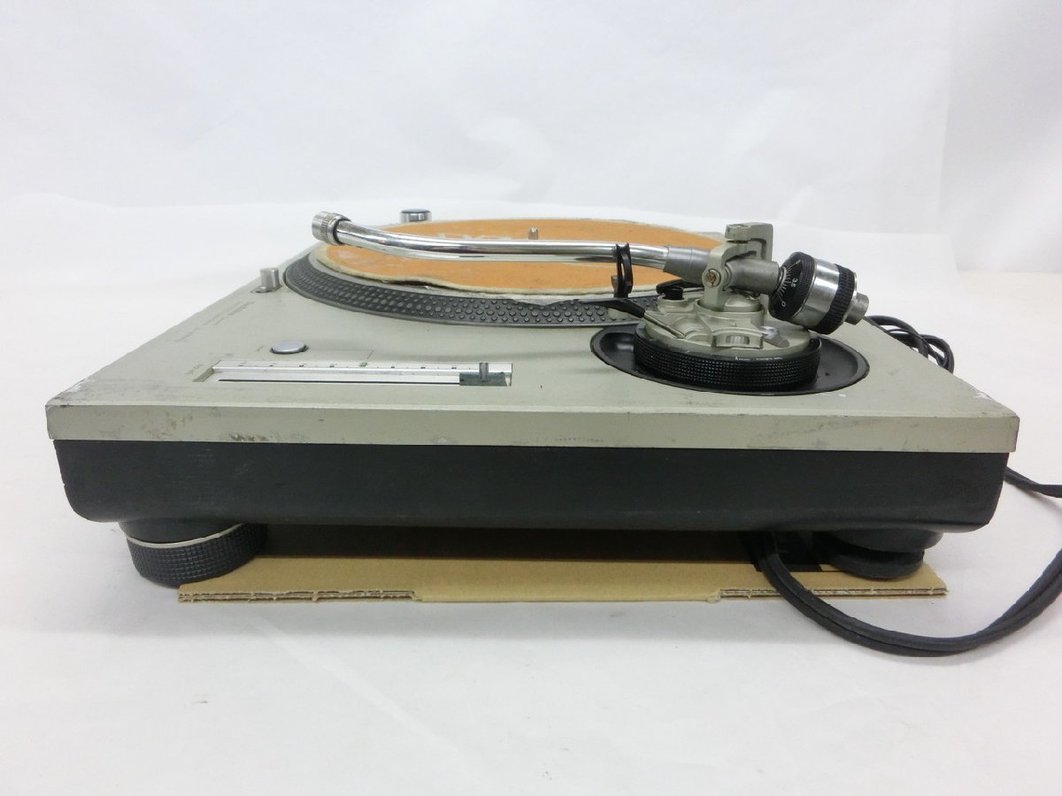 【WB-0378】Technics テクニクス SL-1200MK3D ターンテーブル レコード 音響機器 DJ 通電確認済 ジャンク【千円市場】_画像4
