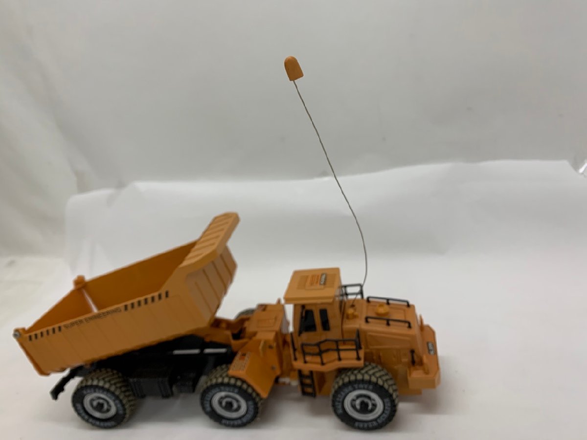 【YL-0070】TRUCK ラジコン トレーラー 重機 トラック 玩具 リモコン はたらくくるま 現状品【千円市場】_画像9
