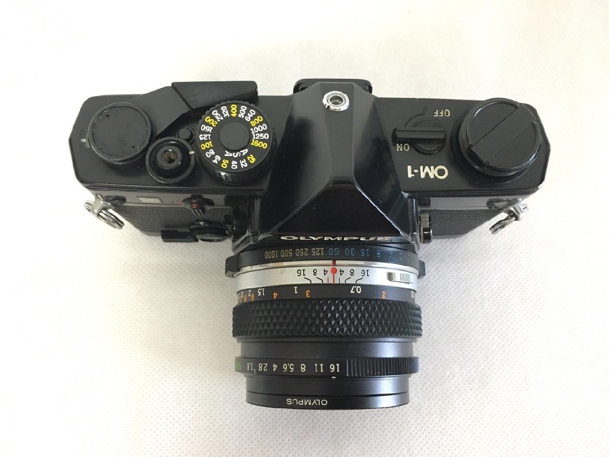 【O-10683】OLYMPUS オリンパス フィルムカメラ OM-1 MD　レンズ OM-SYSTEM F.ZUIKO 1:1.8 f=50mm 現状品【千円市場】_画像3