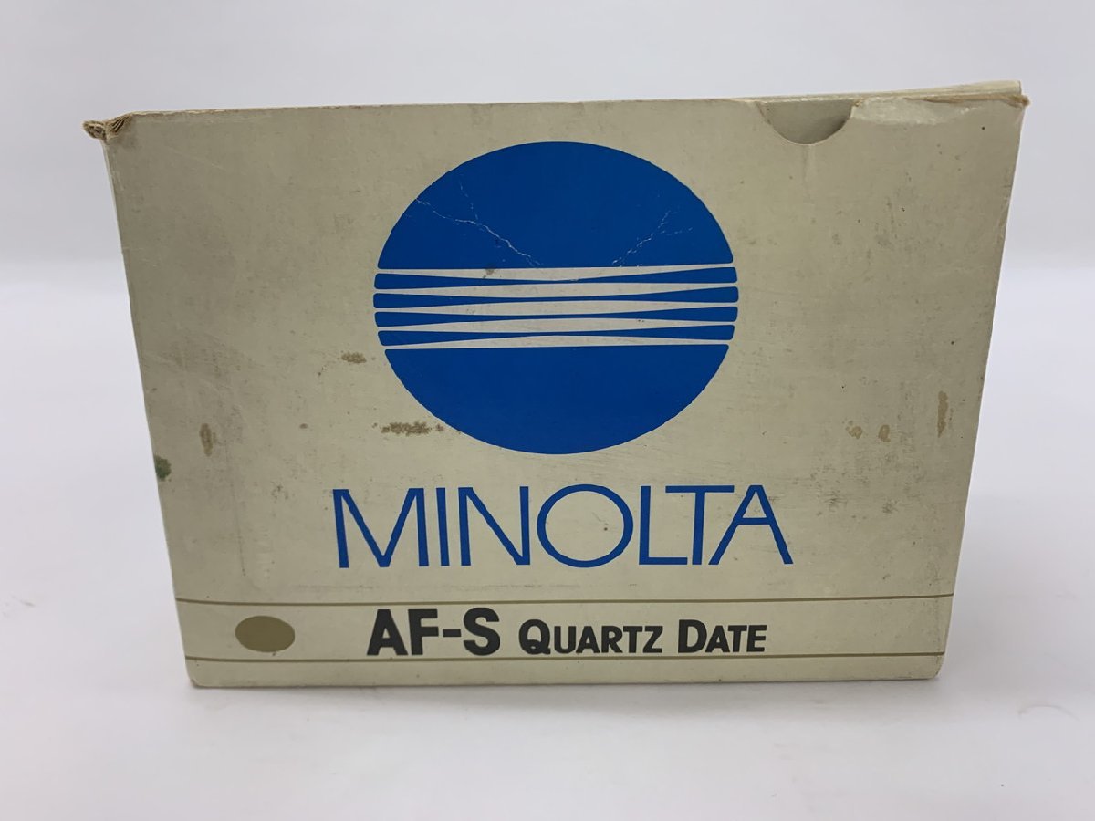 【Y-9618】レトロ MINOLTA ミノルタ AF-S フィルムカメラ QuartzDATE 35mm 1:2.8 レンズキャップ カバー 外箱付 現状品【千円市場】の画像10