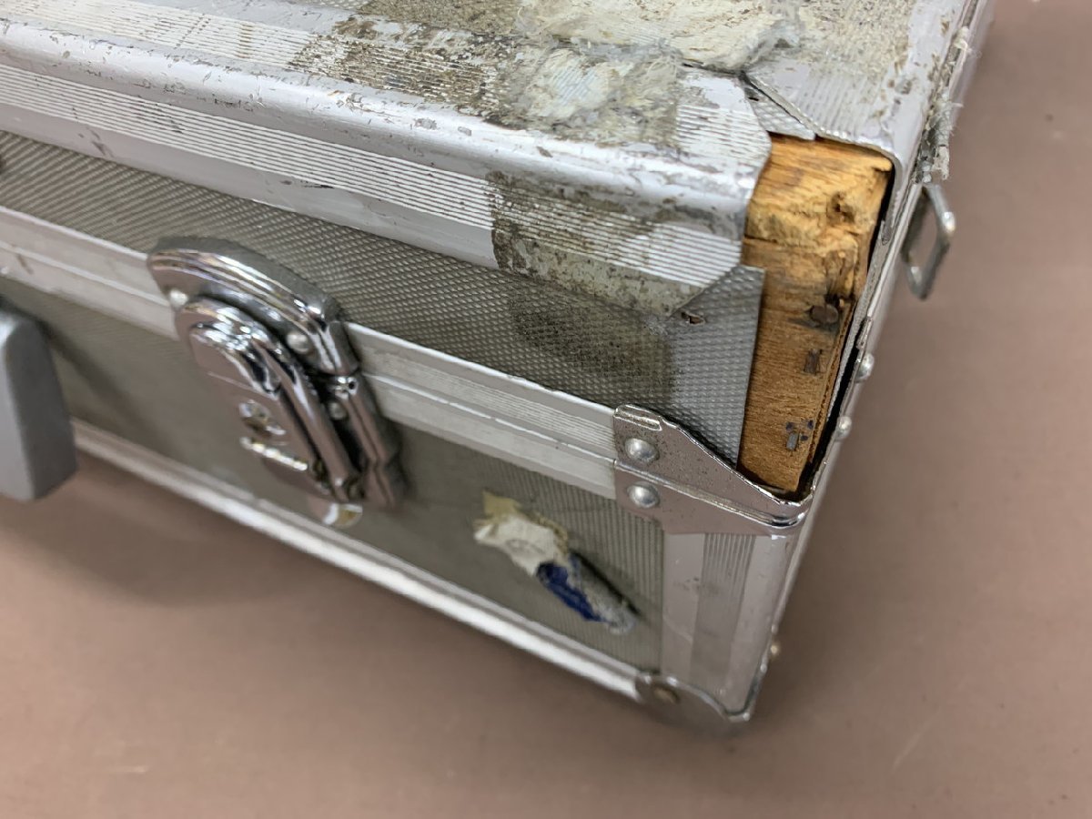 [OY-3053] aluminium case? tool box gun case tool box musical instruments storage hard case BOX storage large small 2 point set present condition goods [ thousand jpy market ]