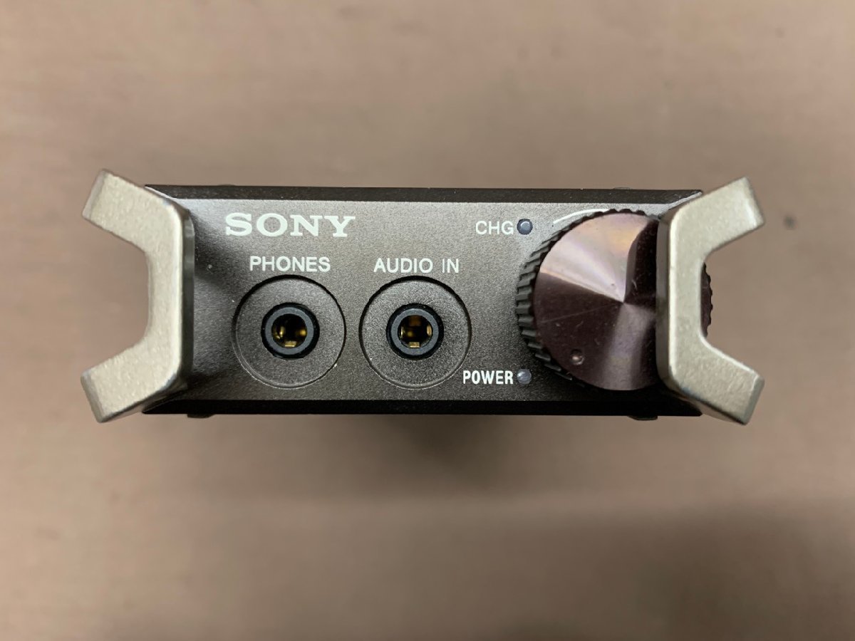 【O-6208】SONY ソニー ポータブルヘッドホンアンプ PHA-1 通電確認済 現状品【千円市場】_画像3