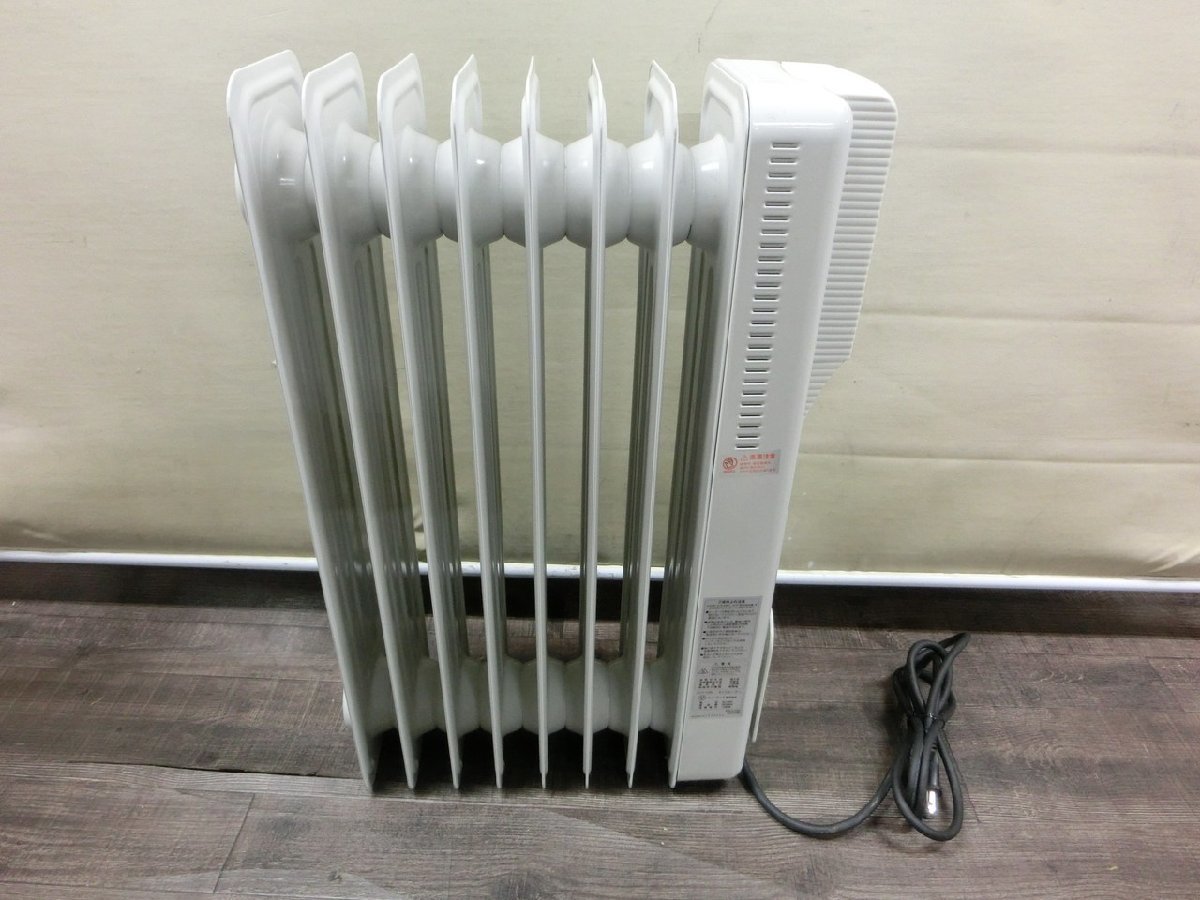 [YF-0329] microcomputer type oil heater Hidamari....Three-up OHT-1556WH heating electrification verification settled present condition goods [ thousand jpy market ]