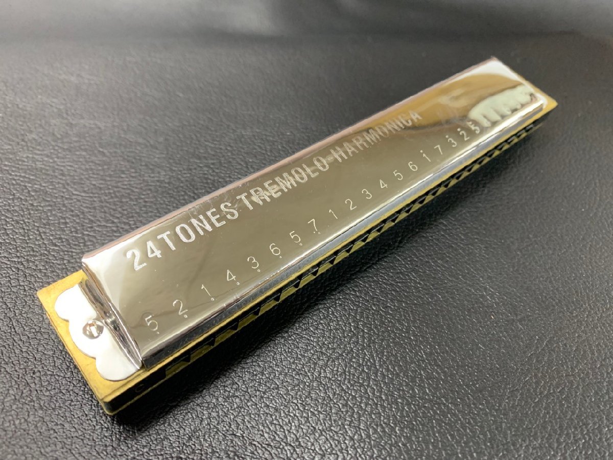 【Y-9569】Artisan ハーモニカ 24TONES TREMOLO HARMONICA C ケース付 楽器 アーチザン アルチザン トレモロ 現状品【千円市場】の画像5