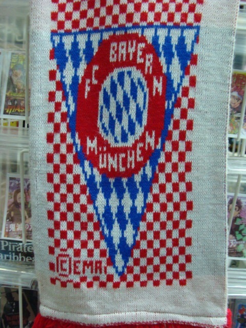 90s FCバイエルン・ミュンヘン スカーフ マフラー (131×17) サッカーマフラー_画像4