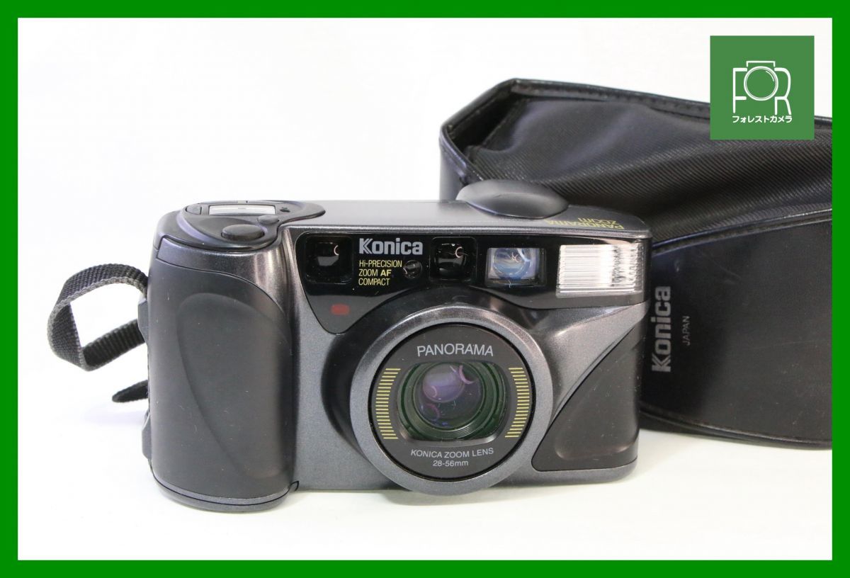 [ including in a package welcome ] practical use # Konica KONICA PANORAMA ZOOM # flash . work properly #10623
