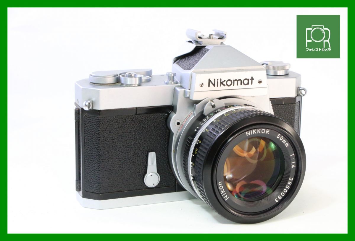 【同梱歓迎】実用■ニコン Nikon Nikomat FT N ボディ+NIKKOR 50mm F1.4■シャッター全速完動・露出計完動■YYY405