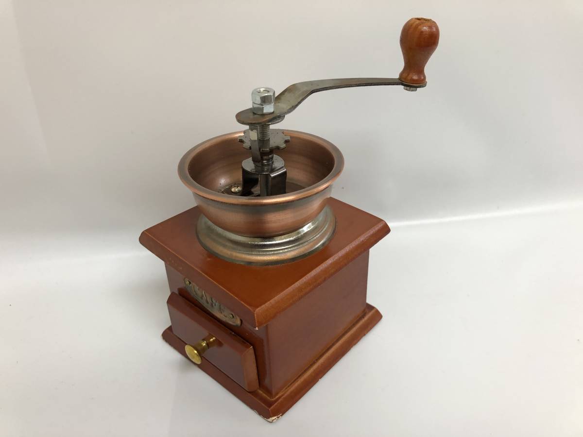 コーヒーミル Coffee Mill 観賞用 古美術品 静物 アンティーク 輸入品 A006