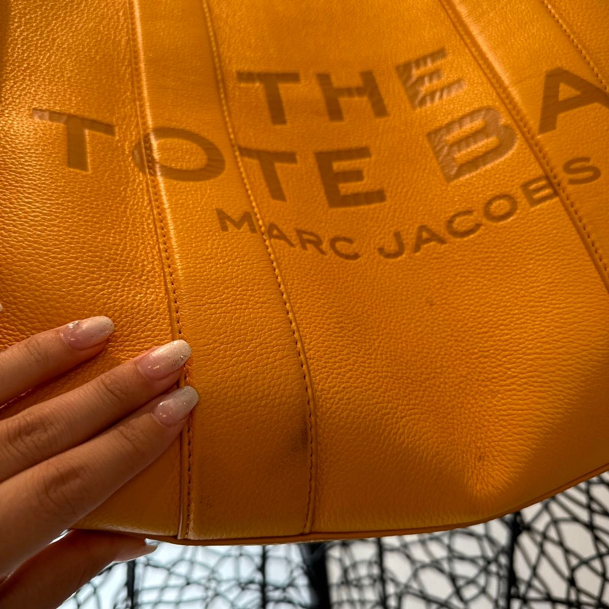 THE LEATHER LARGE TOTE BAG/ザ レザー ラージ トート バッグ MARC JACOBS