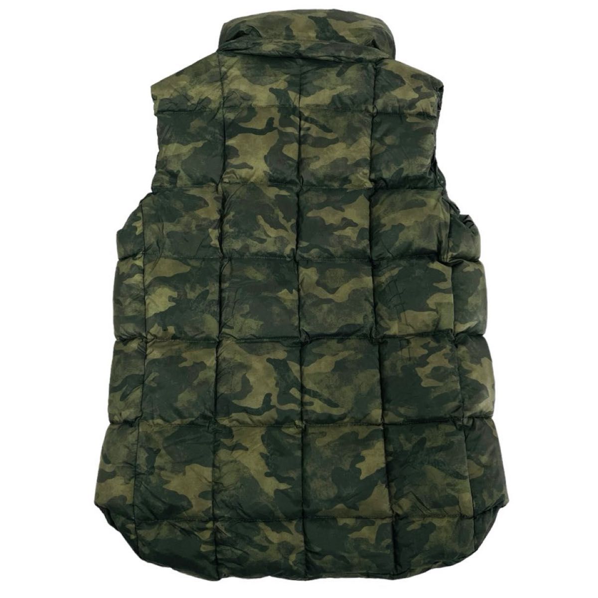 美品】TATRAS タトラス ダウンベスト 迷彩 カモフラ フード付き 美品】TATRAS タトラス ダウンベスト 迷彩 カモフラ フード付き