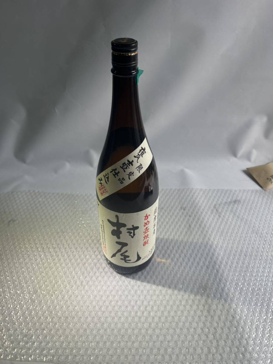 ▽[500円スタート] ※未開封　村尾　芋焼酎　25度　1.8L_画像1