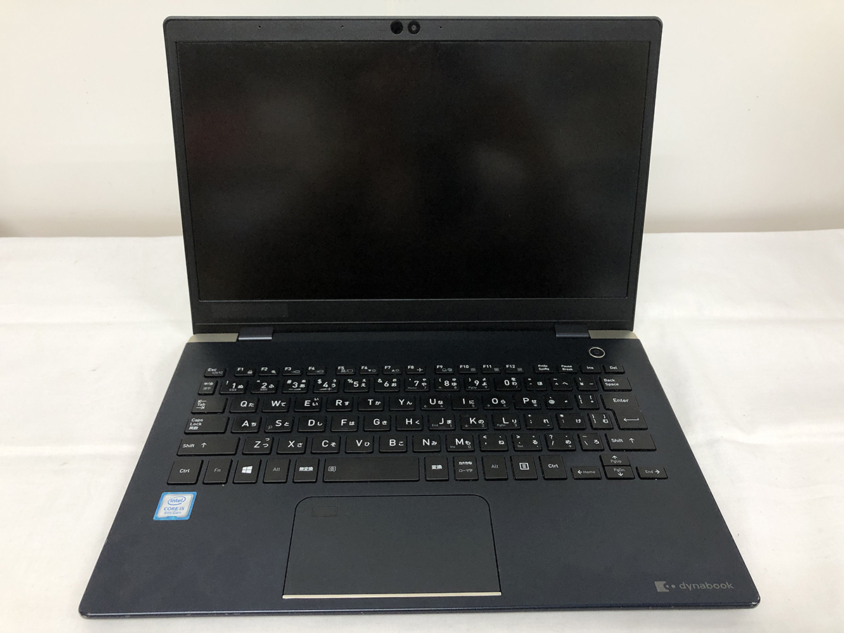 訳有中古■13.3型 Dynabook G83/M[i5-8250U/8G/SSD:128G/カメラ/MicroSD/Win10]★AC付★UEB×1不良★LCD劣化★送料無料の画像1