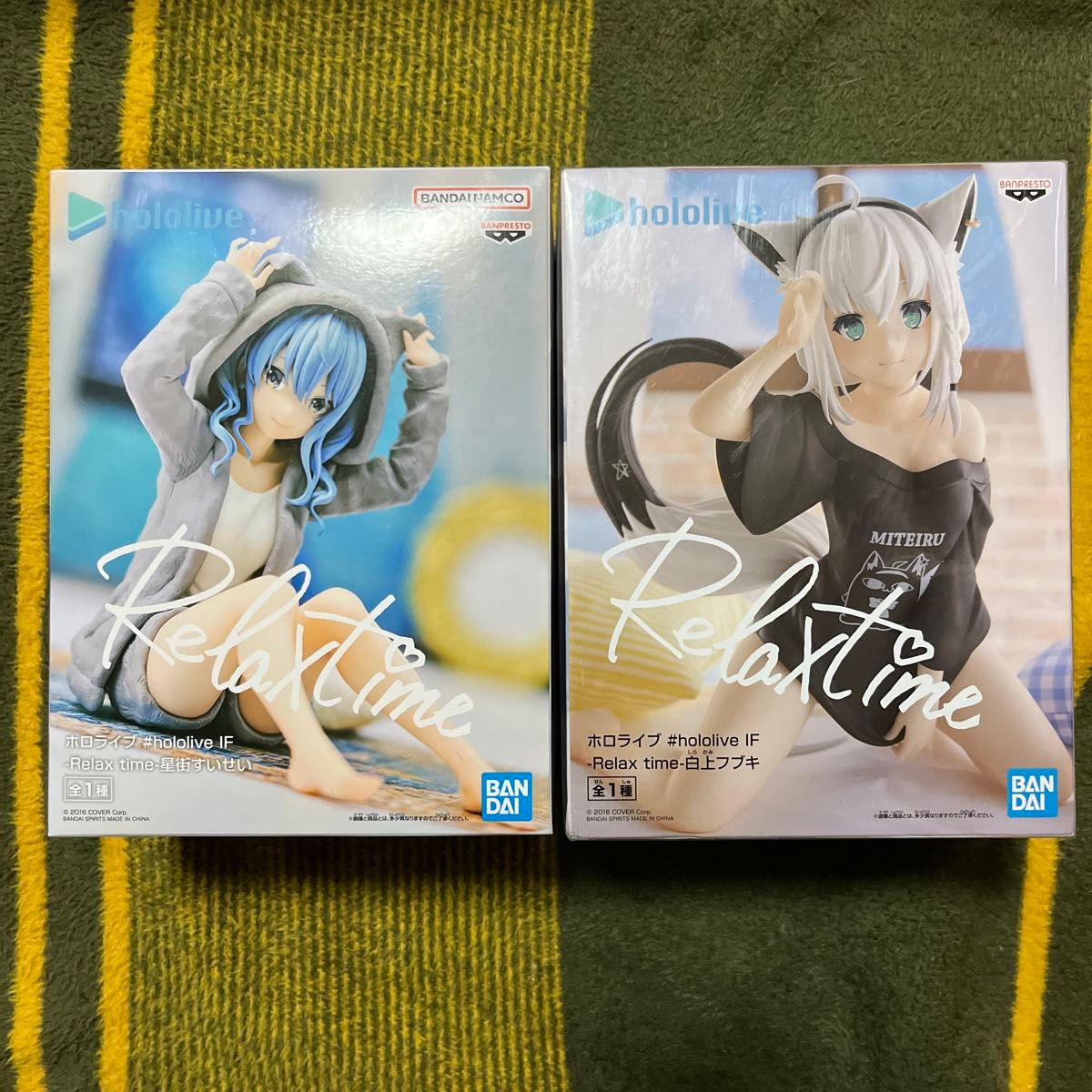 新品】ホロライブ リラックスタイム フィギュア 星街すいせい 白 新品】ホロライブ リラックスタイム フィギュア 星街すいせい 白