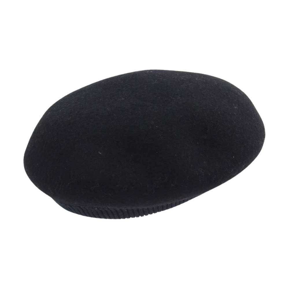 カムズアンドゴーズ COMESANDGOES 19746 RIB BERET ウール リブ ベレー帽 ブラック系【中古】