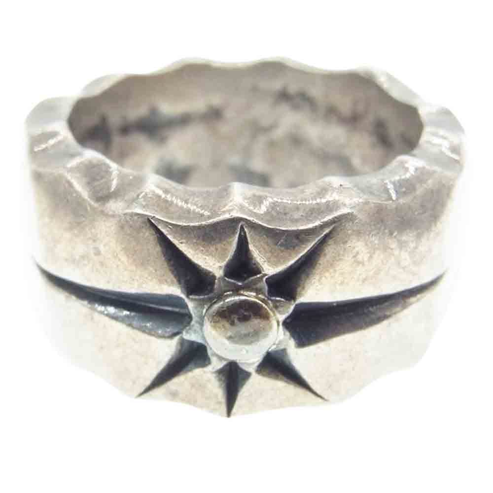 BIGHAND big hand Silver Ring Sun sun sun stamp silver ring silver group 21 number [ used ]