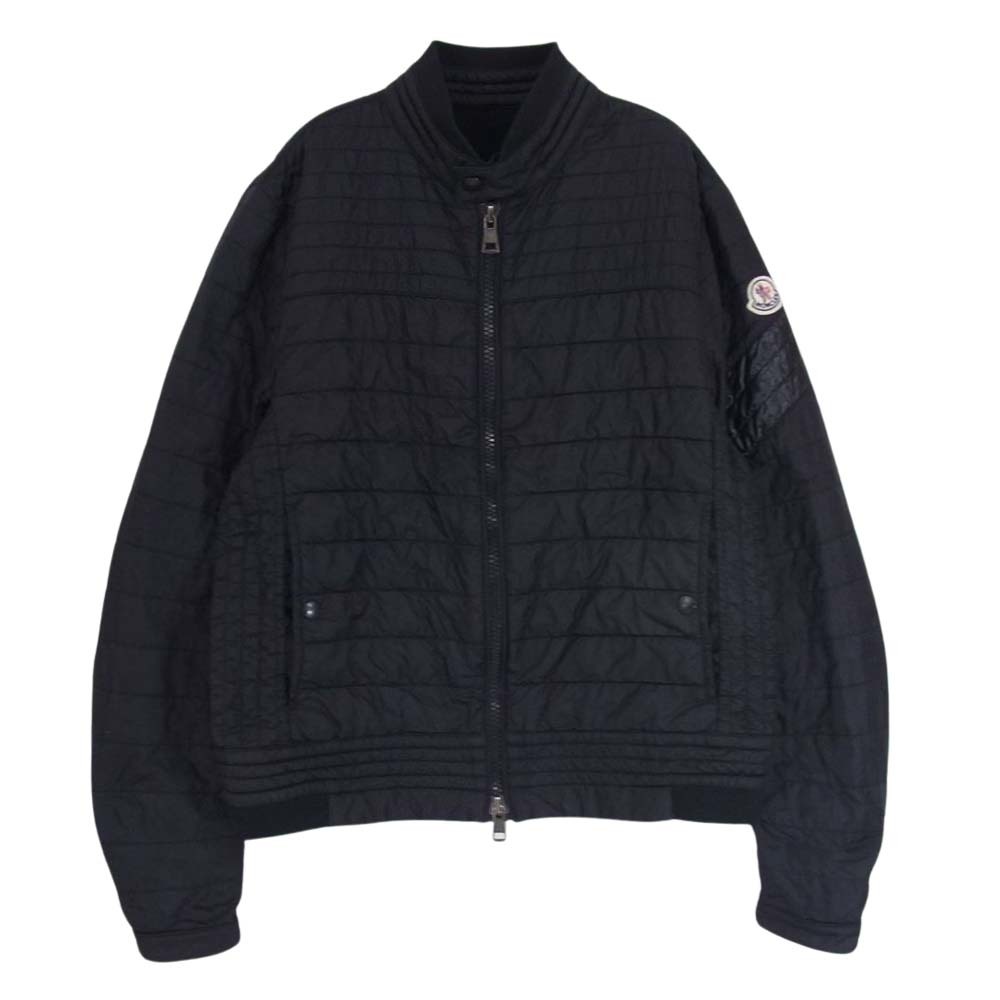 MONCLER モンクレール 510914108085 53227 ROI キルティング 袖ナイロン切替 ブルゾン ジャケット ブラック系 3【中古】