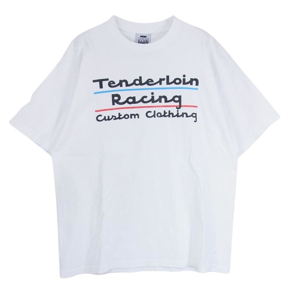 TENDERLOIN テンダーロイン 17SS Racing PRO CLUB ボディ レーシング ロゴ ヘビー クルーネック 半袖 Tシャツ 【中古】