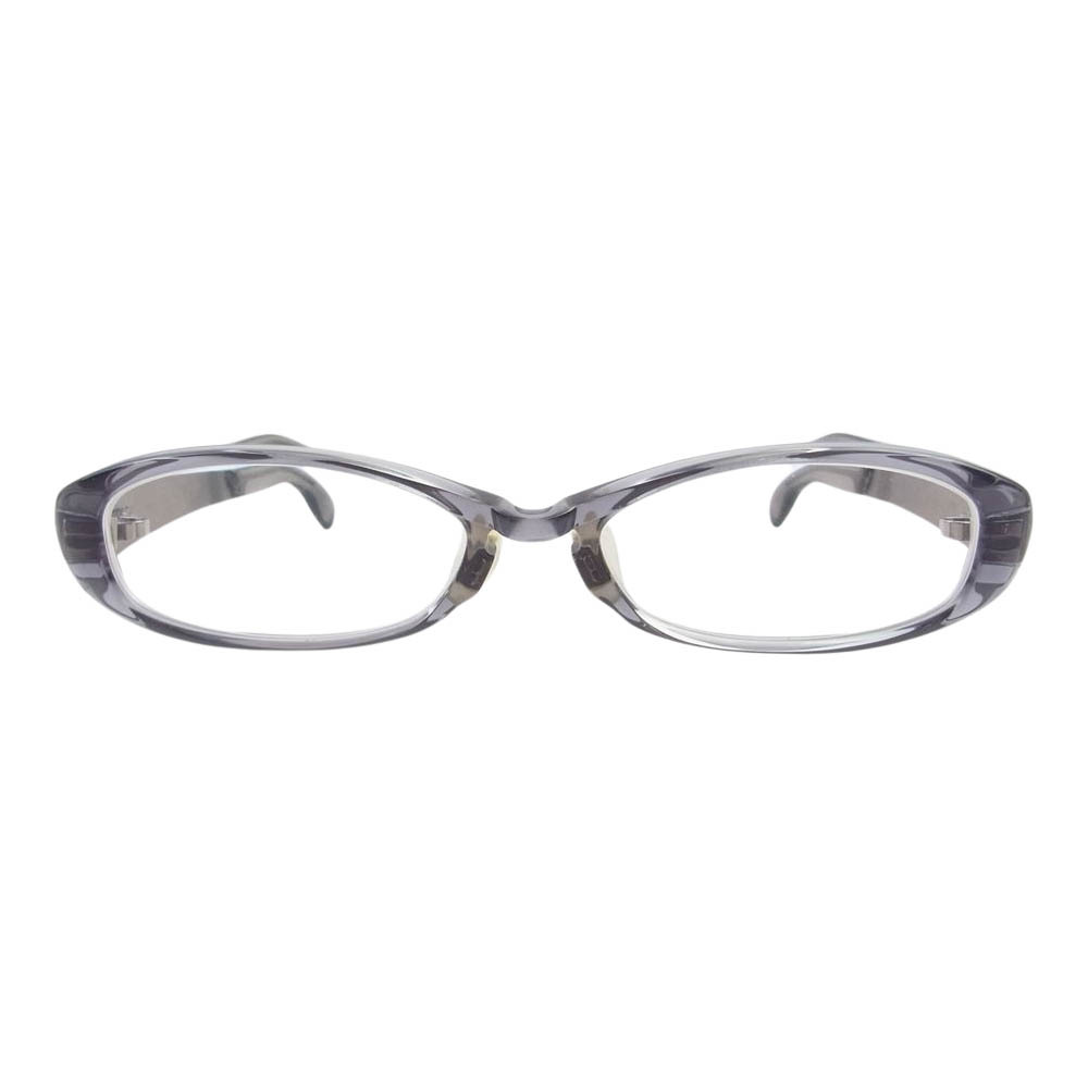 フォーナインズ 999.9 NPM-05　 デミライト メガネ 眼鏡 アイウェア 度あり グレー系【中古】