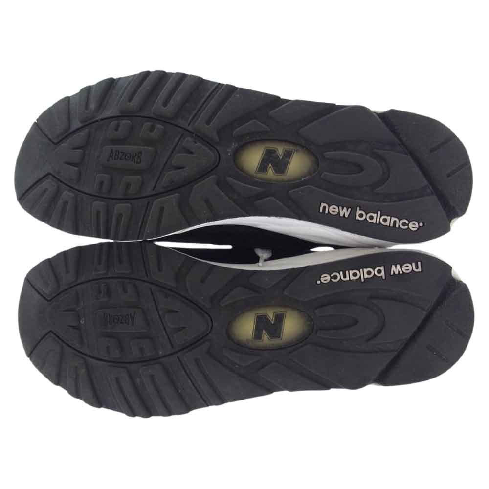 NEW BALANCE ニューバランス M990BK2 USA製 スエード メッシュ スニーカー ブラック系 28cm【中古】_画像6