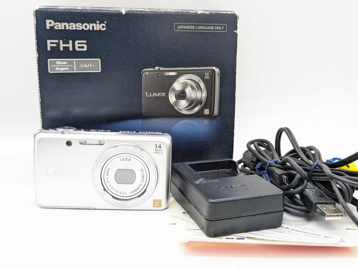 完動品！美品！PANASONIC FH-6 コンパクトデジタルカメラ_画像1