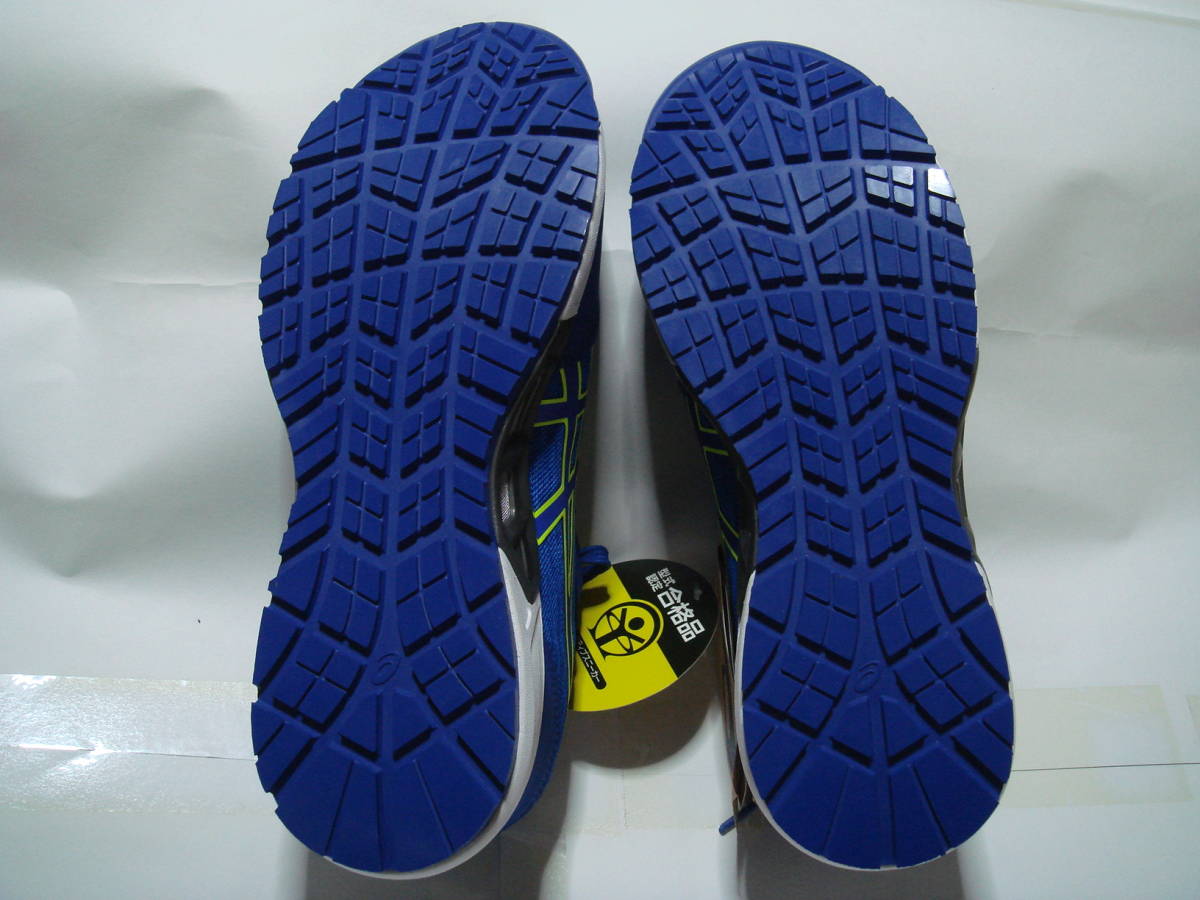 アシックス　安全靴　ウィンジョブCP212 AC ブルー×エレクトリックブルー 25.0cm　ASICS ３E_画像4