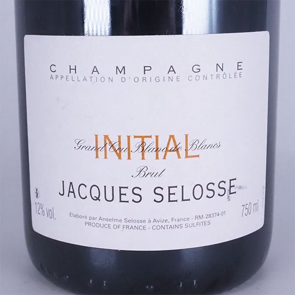 1円～★ジャック セロス イニシャル ブリュット ※ 750ml 12% シャンパーニュ JACQUES SELOSSE Initial TB25063_画像2