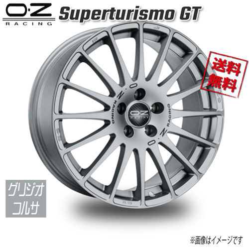 OZレーシング OZ Superturismo GT グリジオコルサ 19インチ 5H108 8J+38 1本 75 業販4本購入で送料無料_画像1