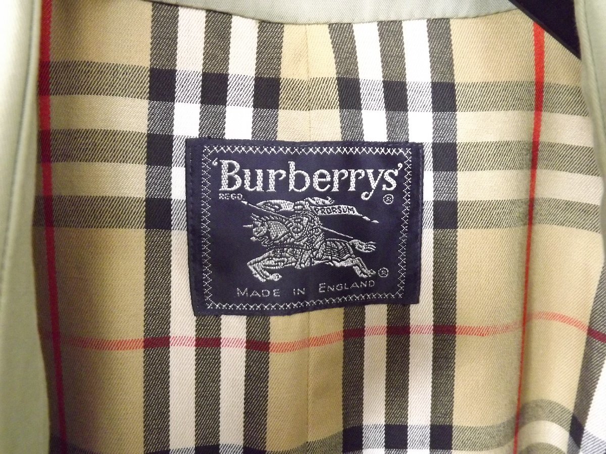 美品　BURBERRY (バーバリー)　イギリス製　トレンチコート　メンズ52(L)_画像4