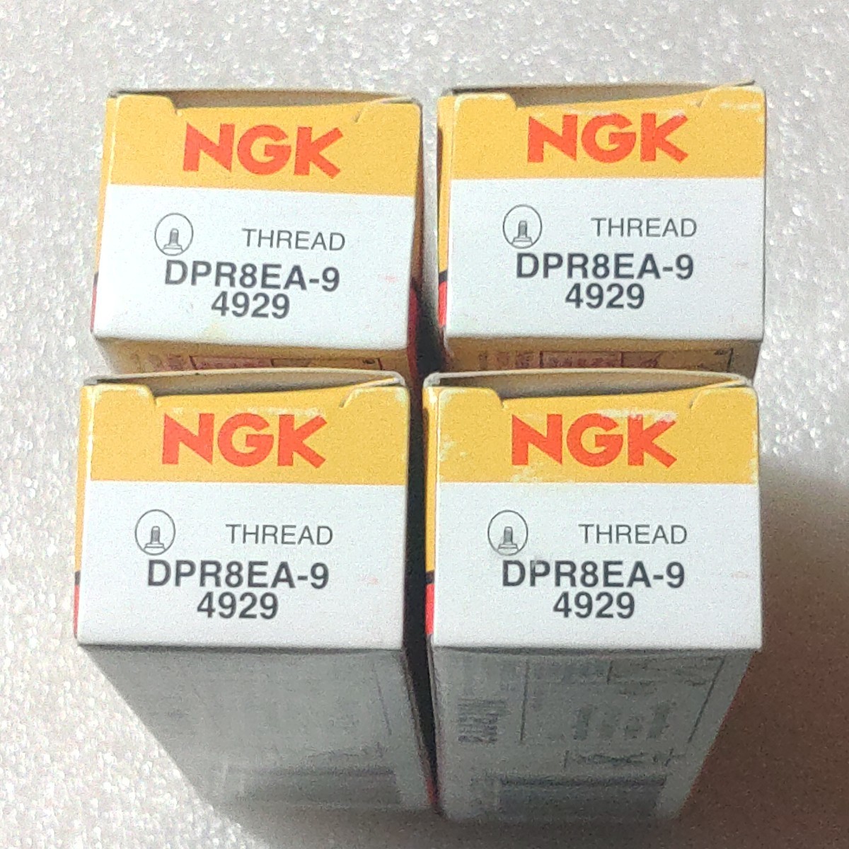 新品 NGK DPR8EA-9 4本セット XJR1300 XJR1200 FJ1200 FJ1100 Vmax GTS1000 XJ900 TDM850 TRX850 FZ750 FZR750 FZX750 送料250円～ の画像2