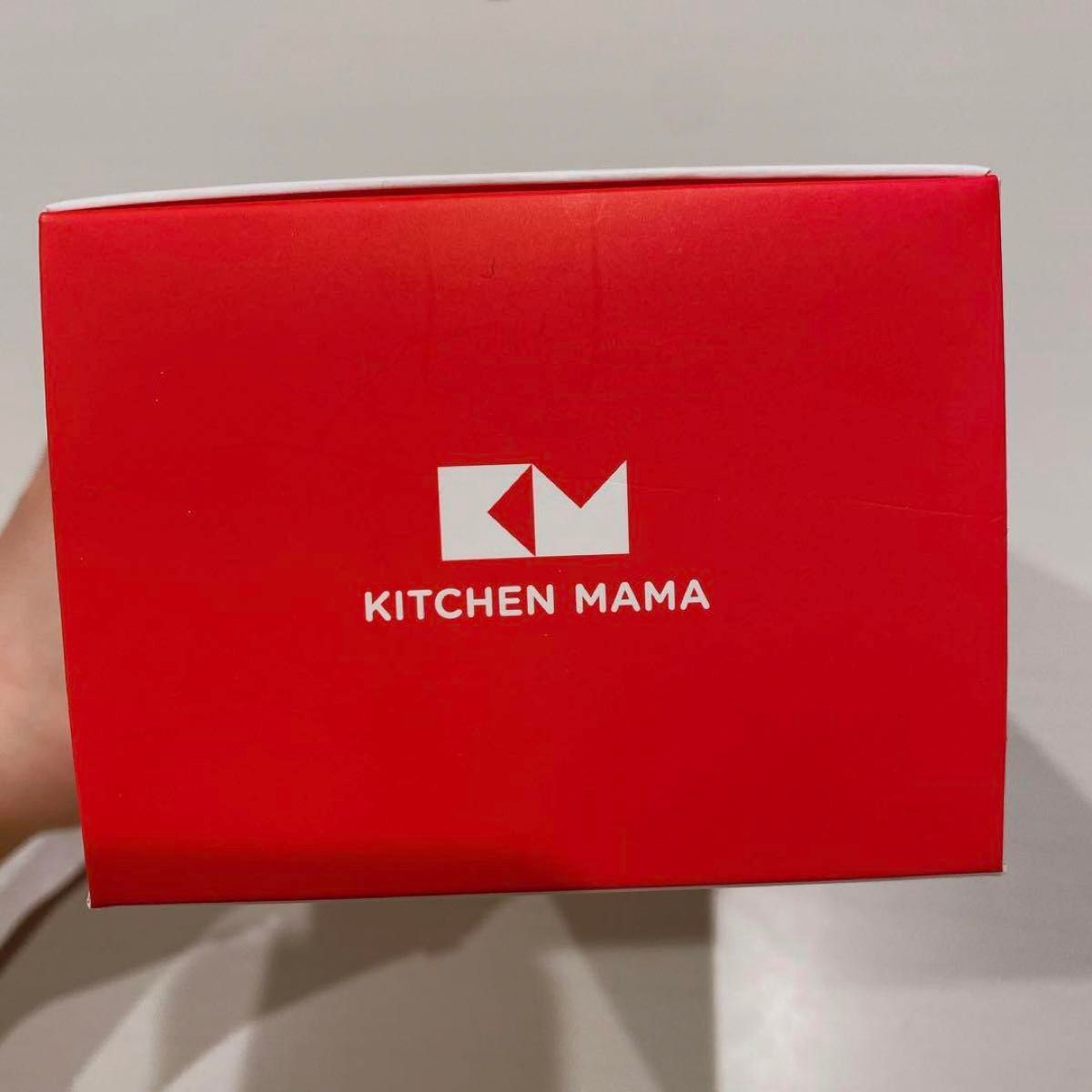 Kitchen Mama 電動缶切り 携帯型 缶オープナー オープナー レッド