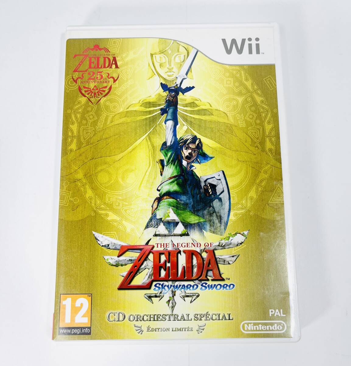 The Legend Of Zelda - Skyward Sword Wii　欧州版　25周年限定スペシャルCD付き スカイウォードソード_画像1