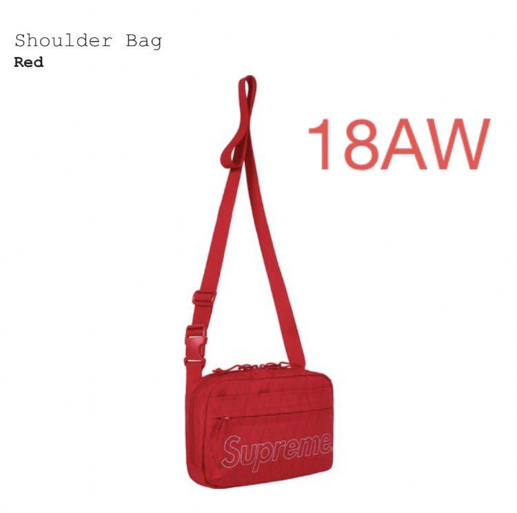 18 AW FW Shoulder bag ショルダー バッグ SUPREME シュプリーム カラー Red 赤 レッド