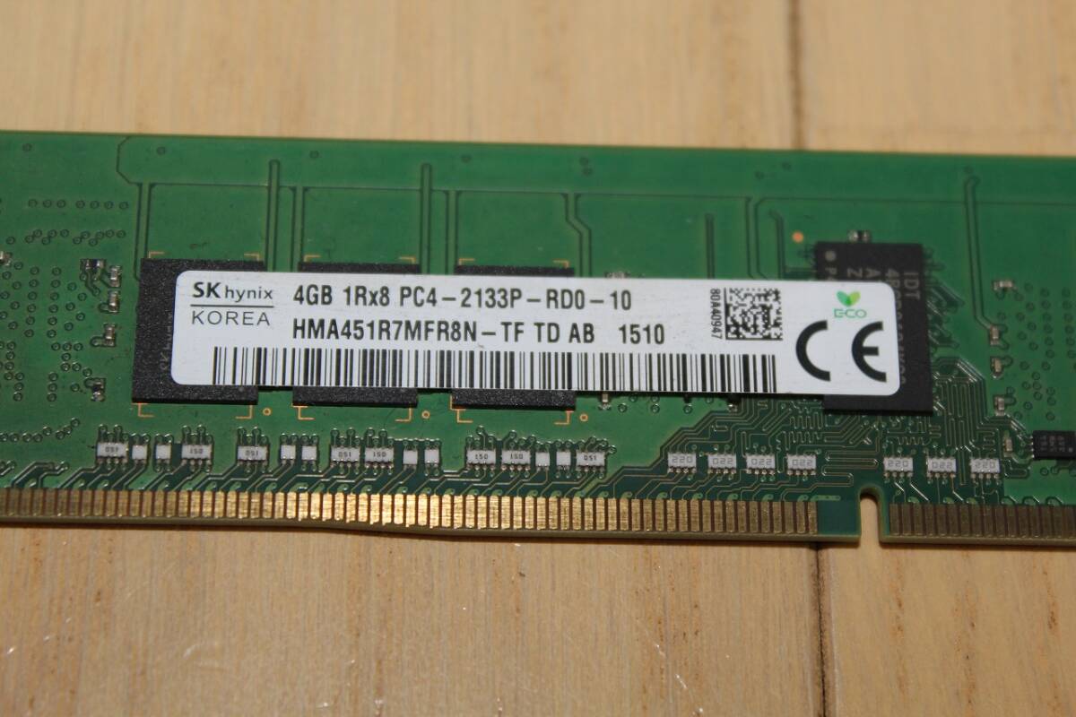 【SK hynix】PC4-2133P-RD0-10 4GB 中古の画像2