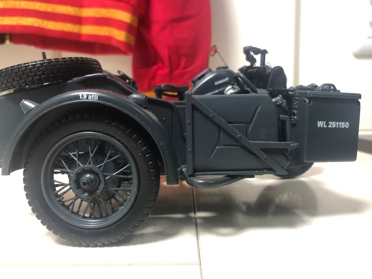 ドイツ陸軍ツェンダップKS750サイドカー シュコー製 SCHUCO ドイツ陸軍ツェンダップKS750サイドカー シュコー製 SCHUCO