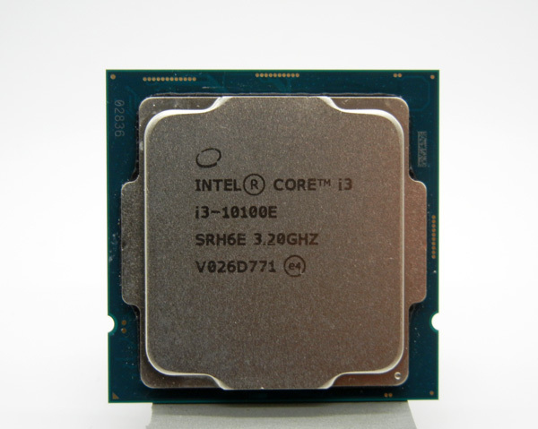 ★INTEL CPU Core i3-10100E/SRH6E/3.20GHz/LGA1200/BIOS起動確認済_画像1