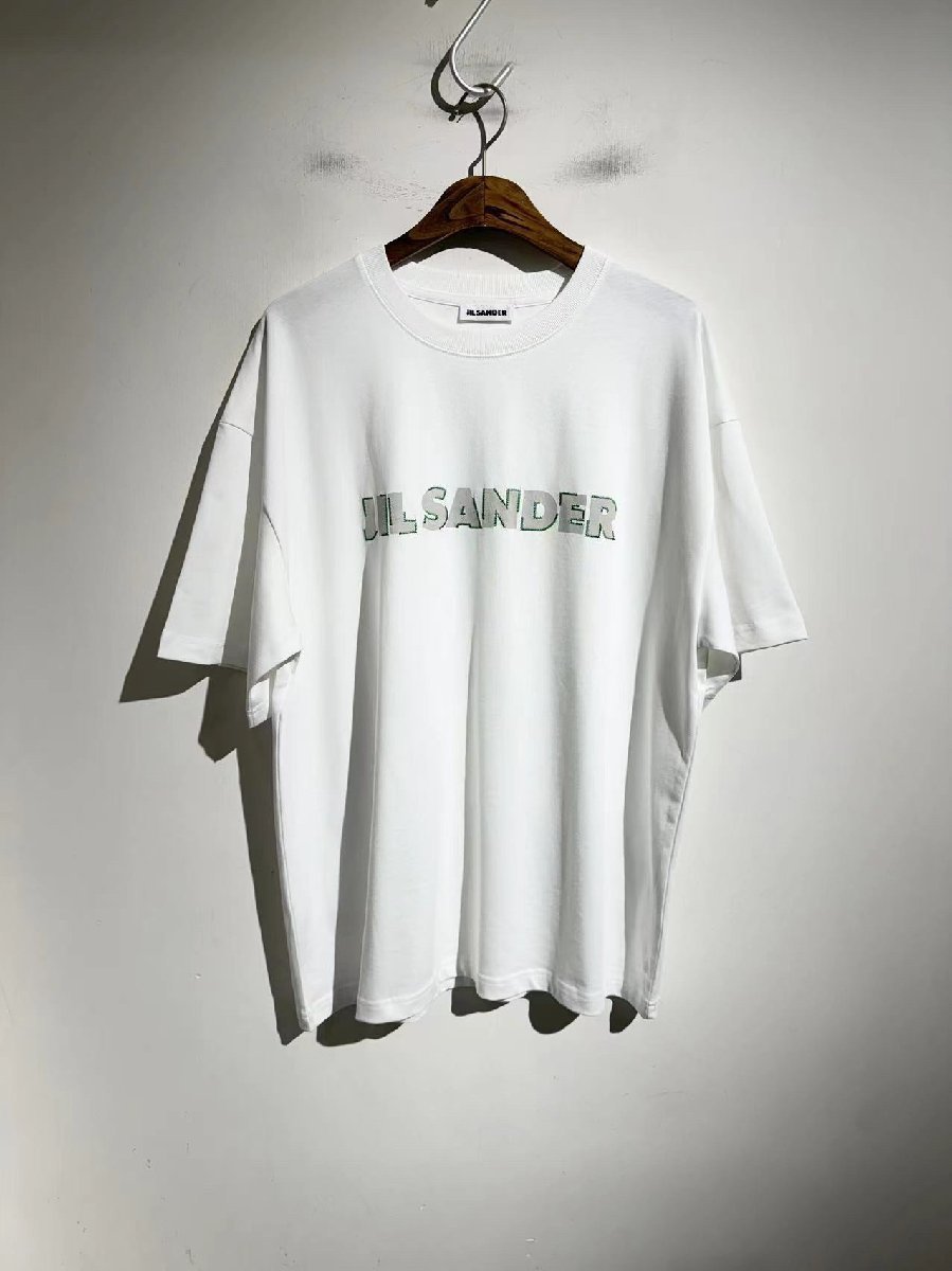 送料無料　JIL SANDER ジルサンダー　メンズ　Tシャツ　半袖　文字ロゴ　S-XL　サイズ選択可能　3414