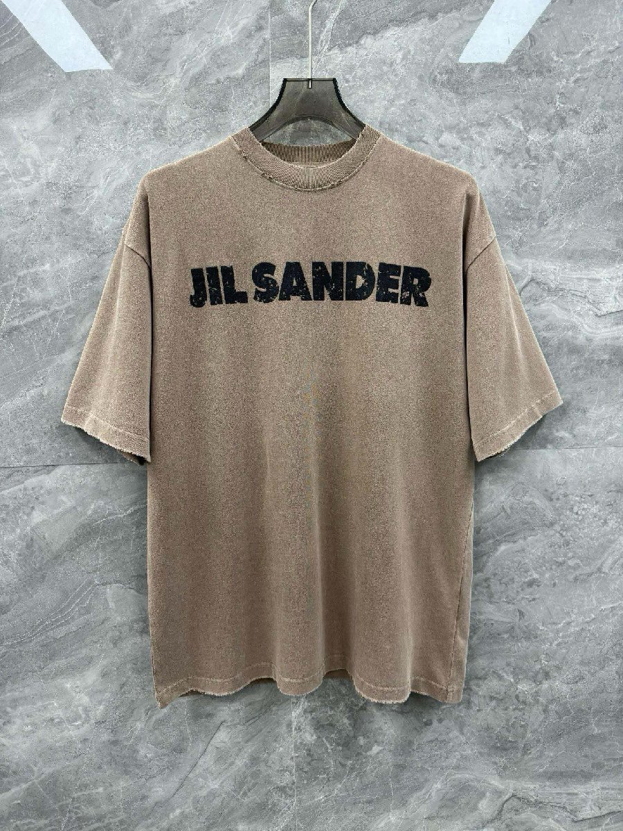 送料無料　JIL SANDER ジルサンダー　メンズ　Tシャツ　文字ロゴ　半袖　S-XL　サイズ選択可能　3512