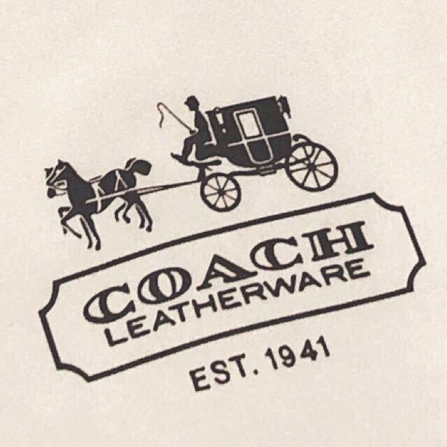 コーチ 「COACH」バッグ保存袋 旧型 (3636) 正規品 付属品 内袋 布袋 巾着袋 布製 ナイロン生地 クリーム色 49×39cm バッグ用 _画像3