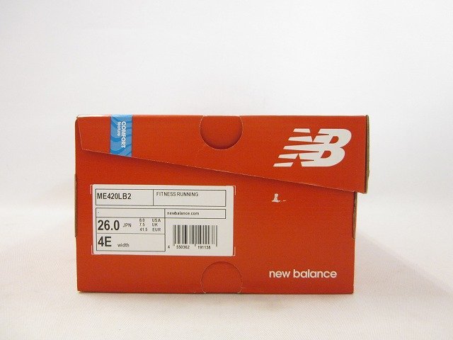 new balance / ニューバランス ME420LB2 ウォーキングシューズ ランニング サイズ : 26cm スニーカー ブラック_画像8