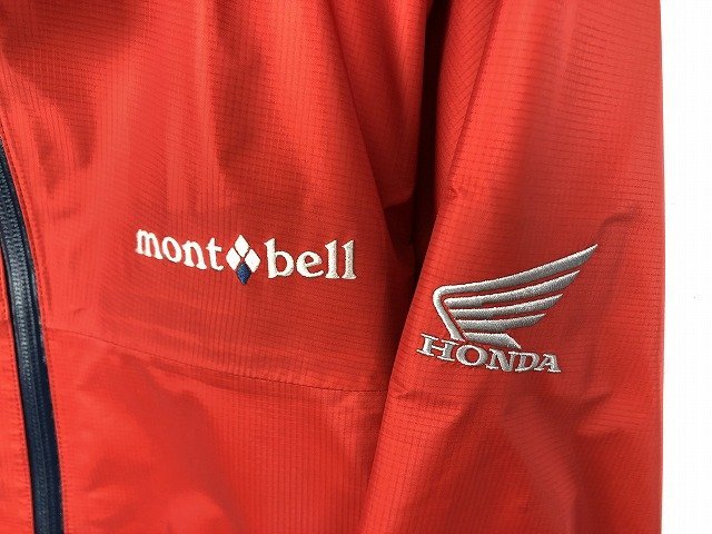 mont-bell / モンベル HONDA ストームクルーザージャケット GORE-TEX メンズ サイズ : XL アウター レッド_画像4