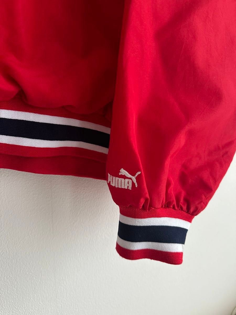PUMA 90s ナイロンプルオーバー candinala 鳥 STARTER NBA 赤 PUMA 90s ナイロンプルオーバー candinala 鳥 STARTER NBA 赤