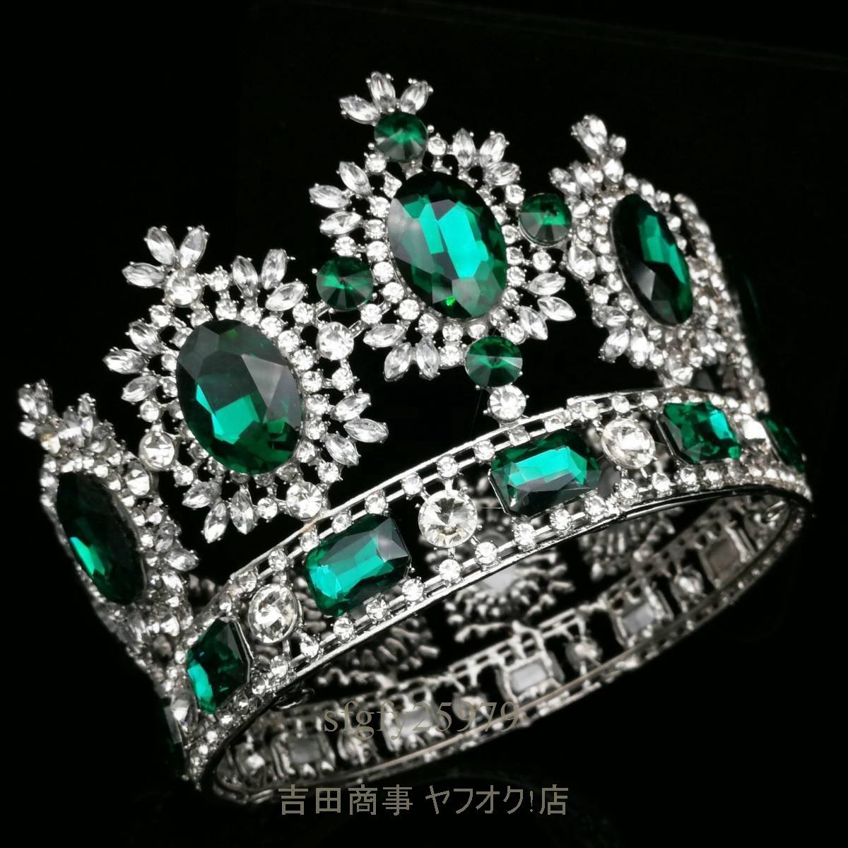 A7609 new goods Crown wedding jewelry hair ornament .. accessory color correcting color dress wedding costume gold * red 