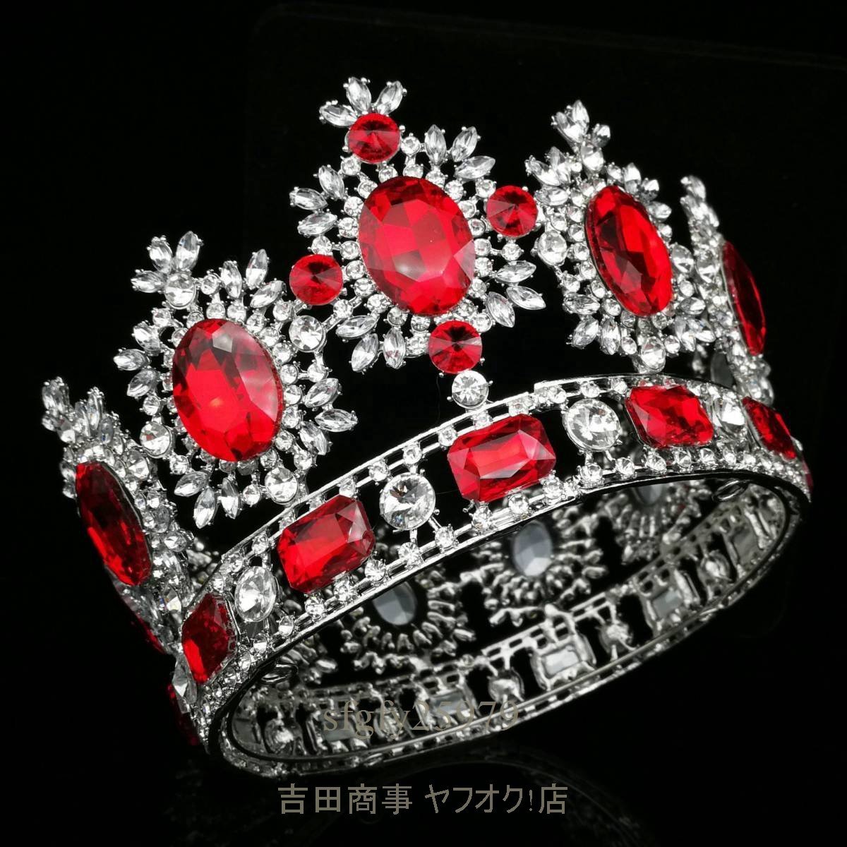 A7609 new goods Crown wedding jewelry hair ornament .. accessory color correcting color dress wedding costume gold * red 