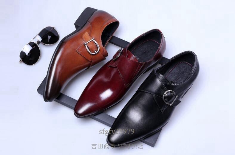 A6712新品上質 オックスフォードシューズメンズメンズシューズ革靴フォーマルPU革 ロングノーズ紳士靴ビジネスシューズ 黒_画像6