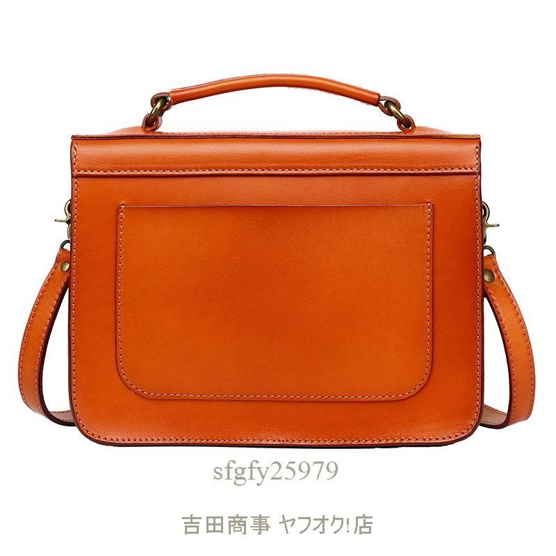 A7092 new goods highest. luxury original leather hand dyeing hand .. Tochigi leather shoulder bag total original leather handbag document bag business coffee 