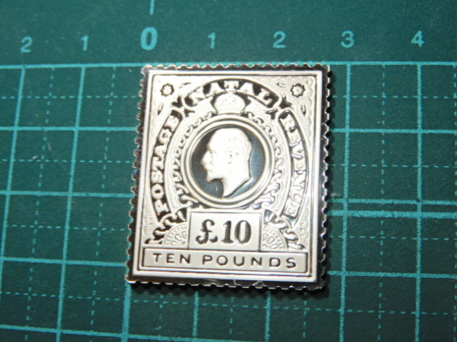 限定品 極美品 1902年 南アフリカ イギリス キングエドワード7世 10ポンド 普通切手 日本郵便 国際協会 純銀製レリーフ メダル コイン 記章
