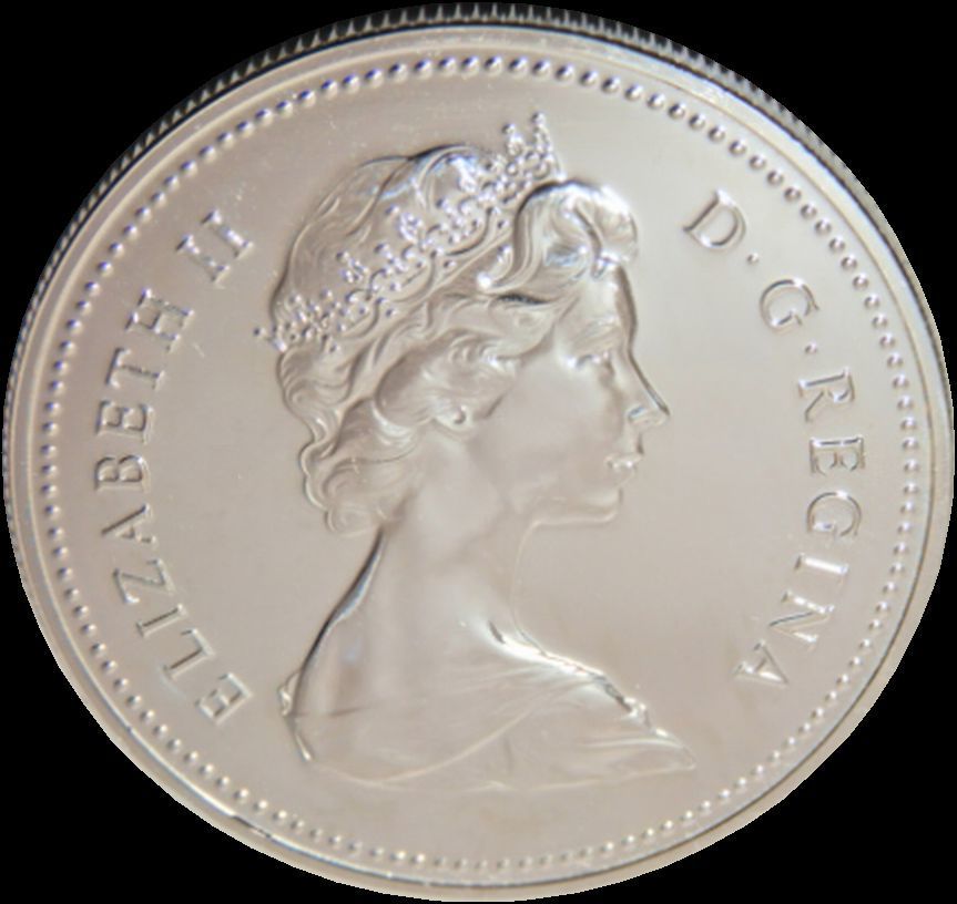 未使用 極美品 1979年 カナダ エリザベス女王 大型船 帆船 １ドル 記念銀貨 300周年記念　グリフォン号 プルーフ 銀製 コイン 貨幣 メダル_画像1