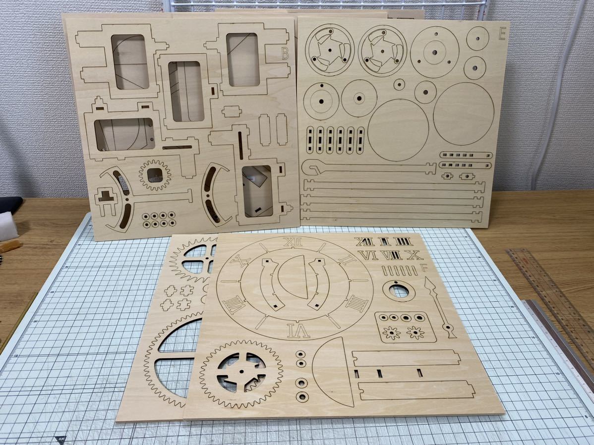 木製機械式振り子時計キット「スタンダード」_画像3