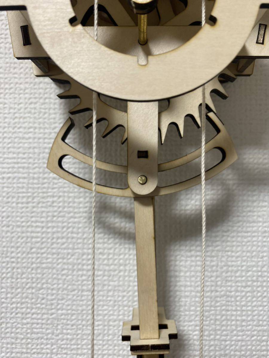 木製機械式振り子時計キット「スタンダード」_画像5